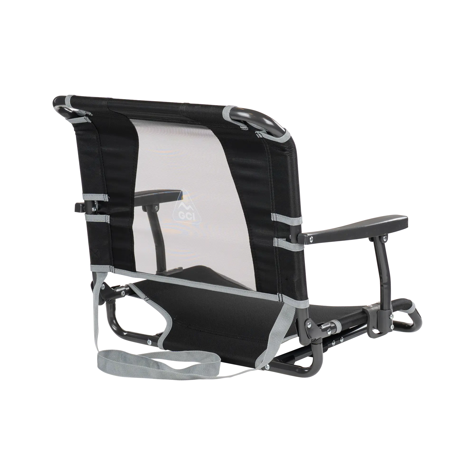 Heavy Duty Big Comfort Stadium Chair with Armrests - Rocker Chair for Camping & Lawns Detail