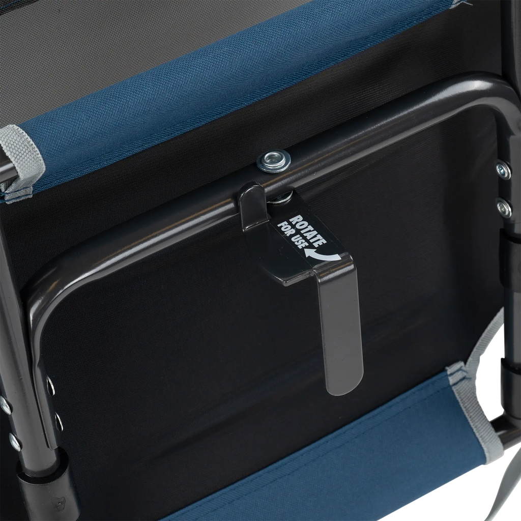 Heavy Duty Big Comfort Stadium Chair with Armrests - Rocker Chair for Camping & Lawns Detail