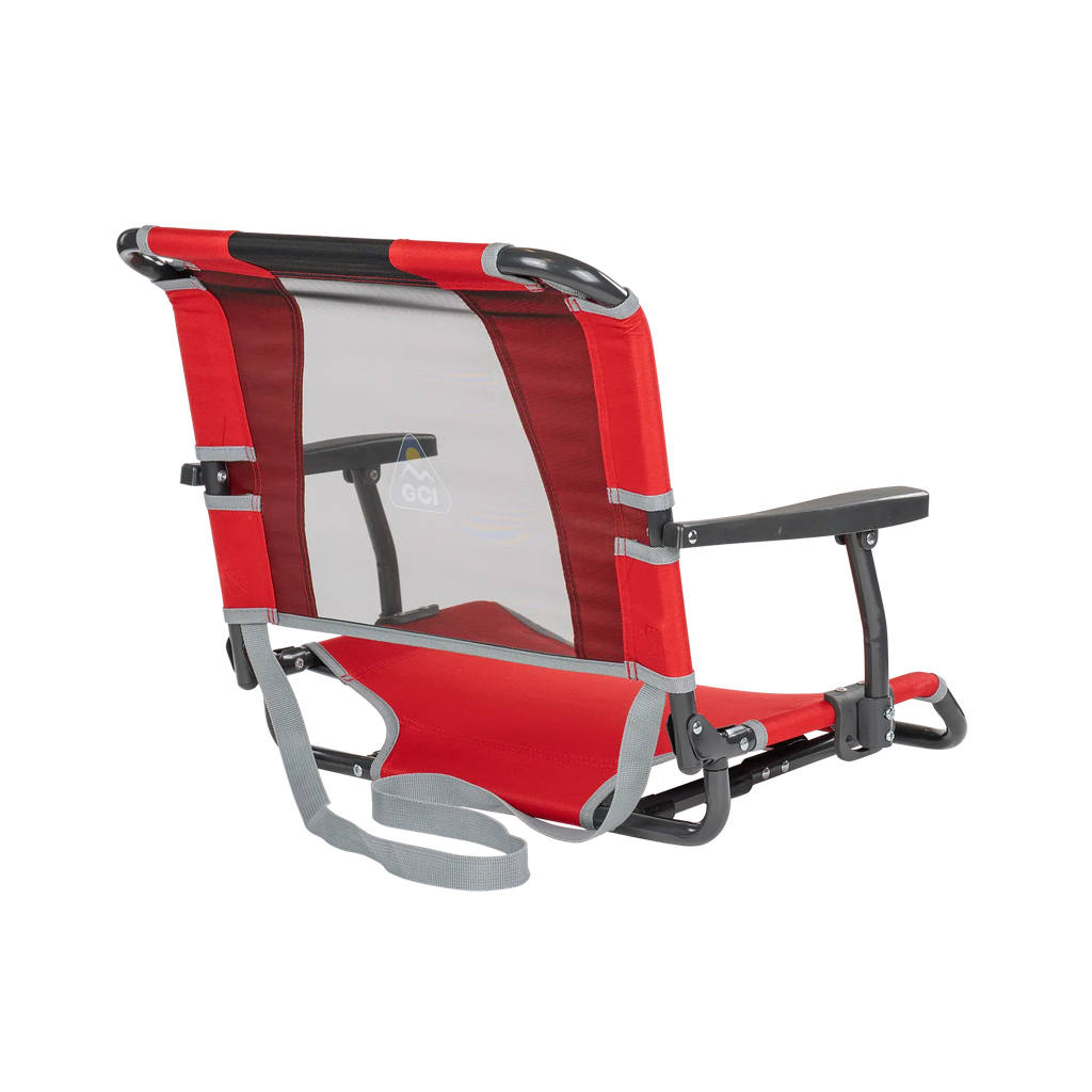 Heavy Duty Big Comfort Stadium Chair with Armrests - Rocker Chair for Camping & Lawns Detail