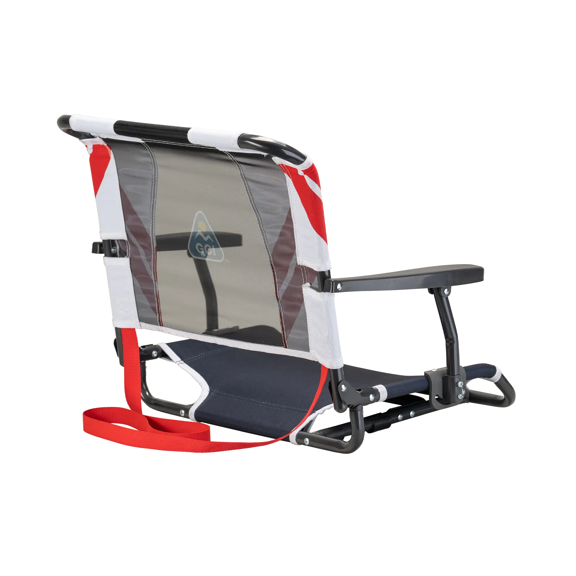 Heavy Duty Big Comfort Stadium Chair with Armrests - Rocker Chair for Camping & Lawns Detail