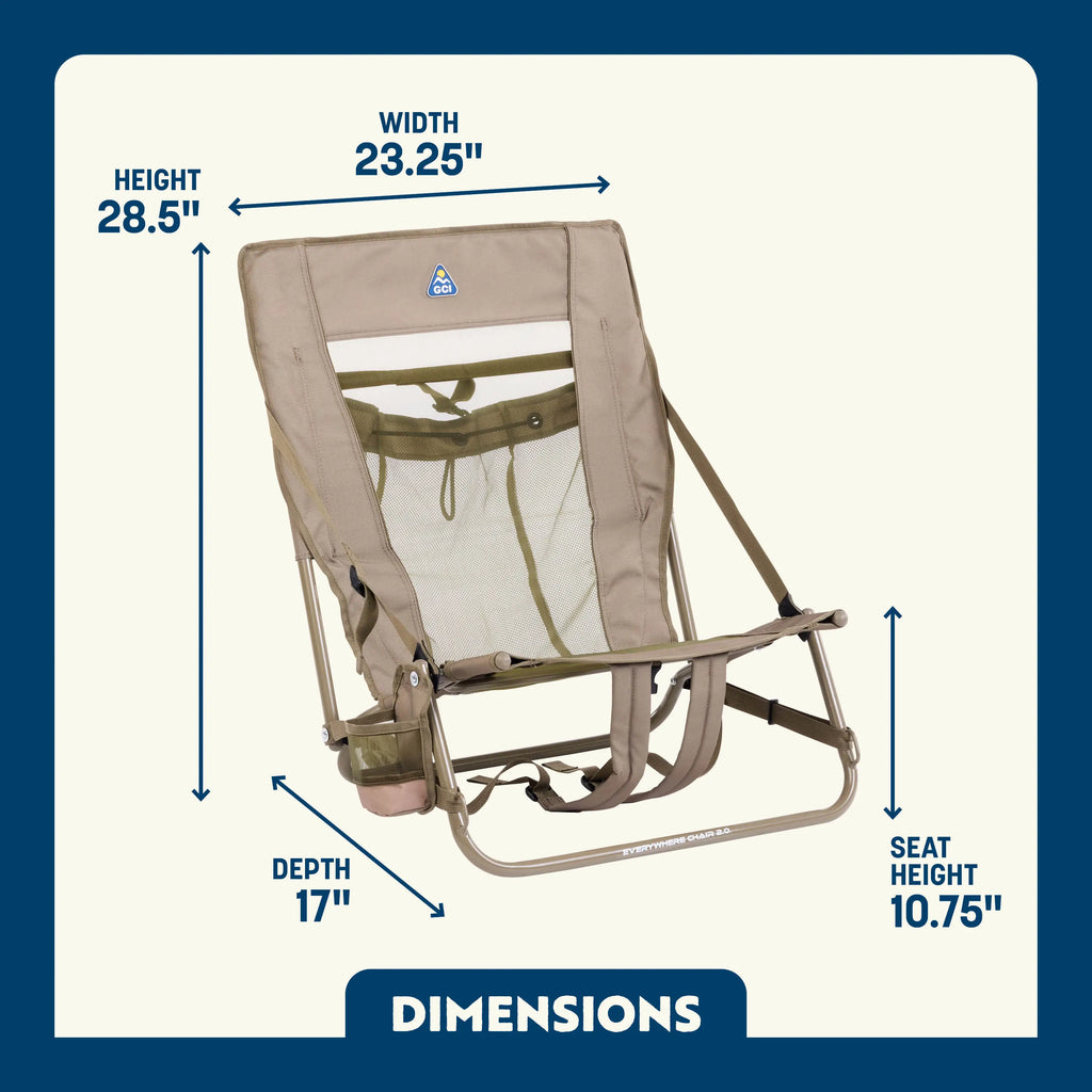 Premium All-Weather Everywhere Chair 2 - Rocker Chair for Camping & Lawns Detail