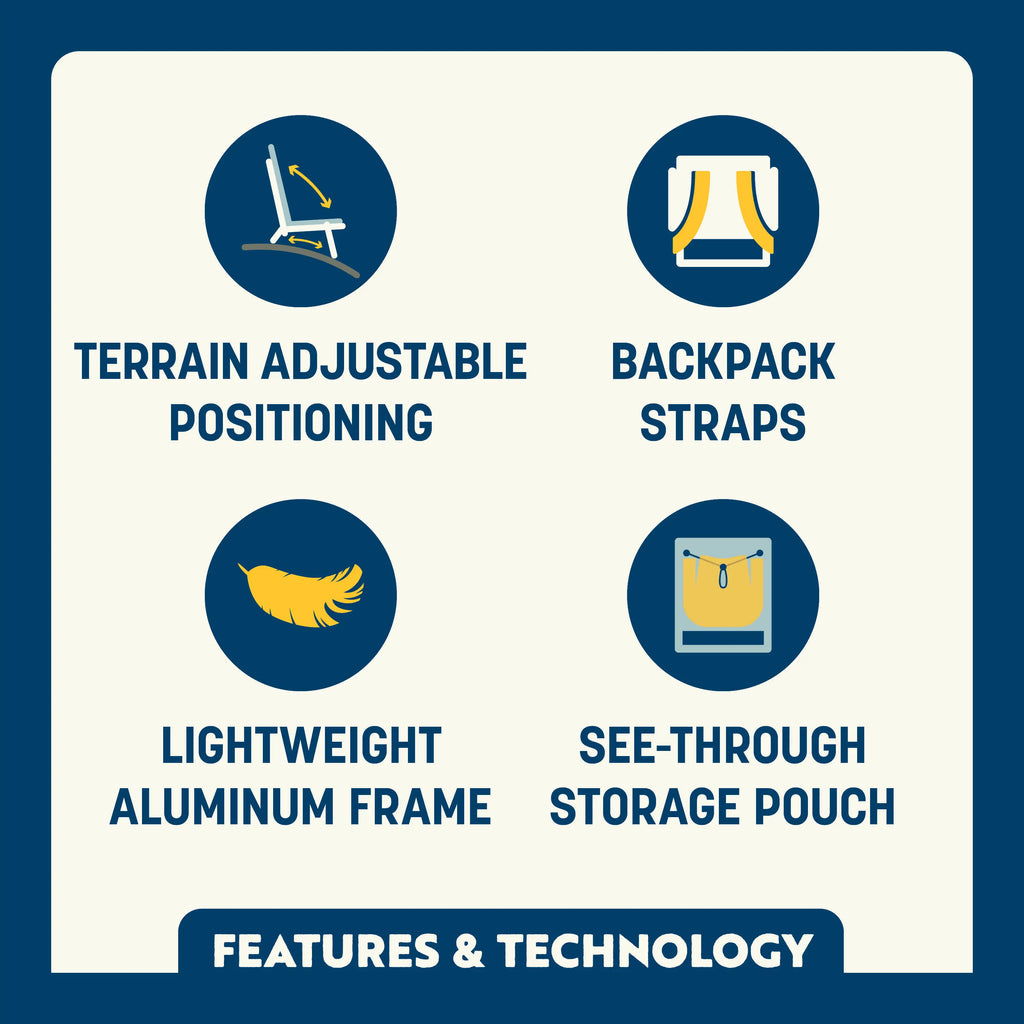 Premium All-Weather Everywhere Chair 2 - Rocker Chair for Camping & Lawns Detail