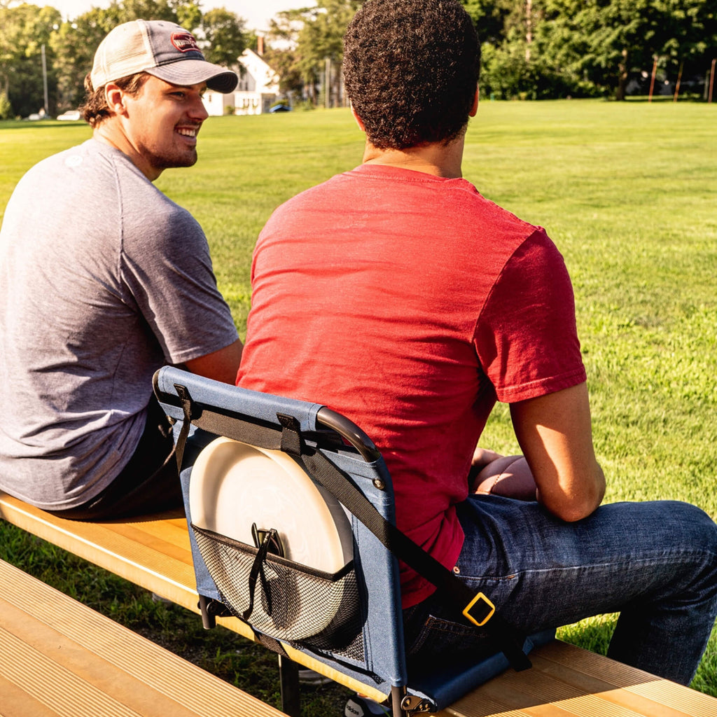 Foldable BleacherBack - Outdoor Rocking Chairs with Dynamic Comfort Edge Detail