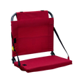 Foldable BleacherBack - Outdoor Rocking Chairs with Dynamic Comfort Edge - Red