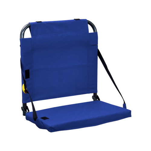 Foldable BleacherBack - Outdoor Rocking Chairs with Dynamic Comfort Edge - Royal Blue