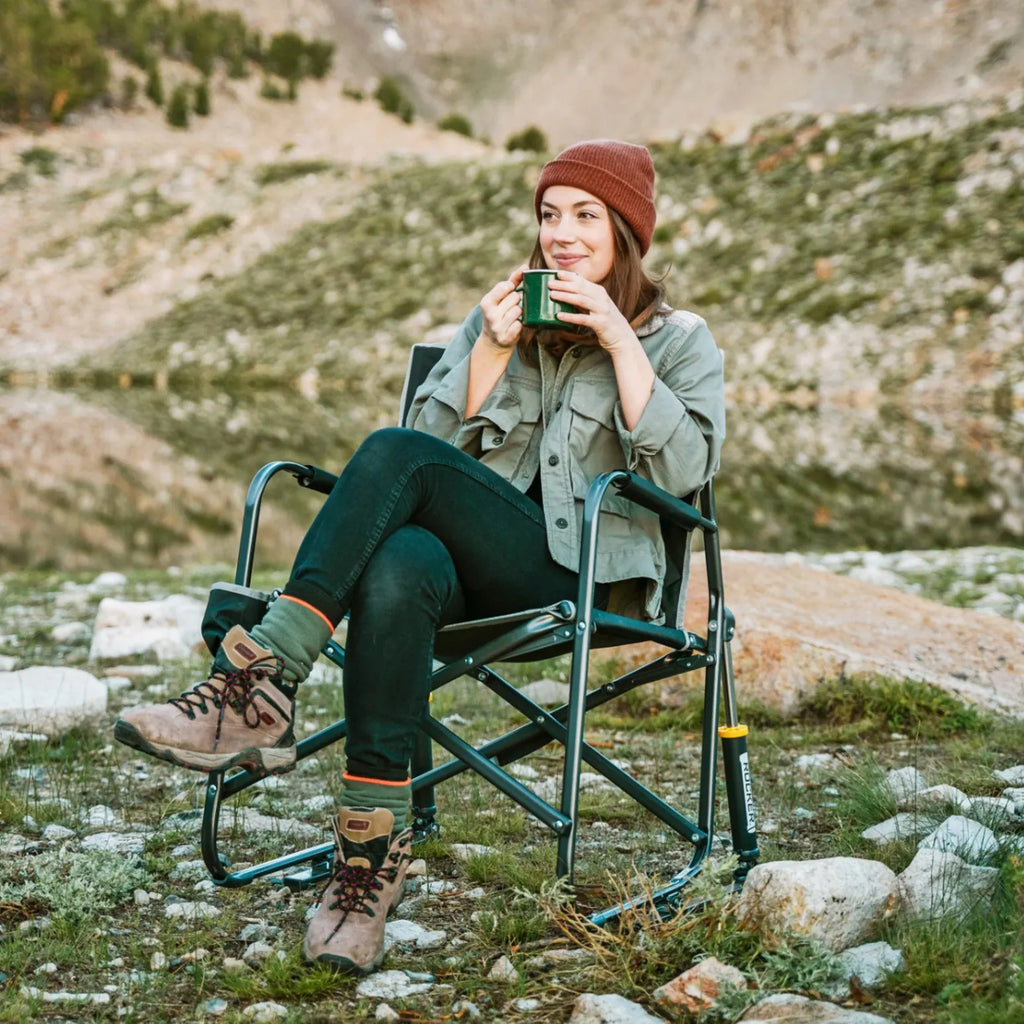 Ultra-Comfortable Freestyle Rocker - Rocker Chair for Camping & Lawns Detail