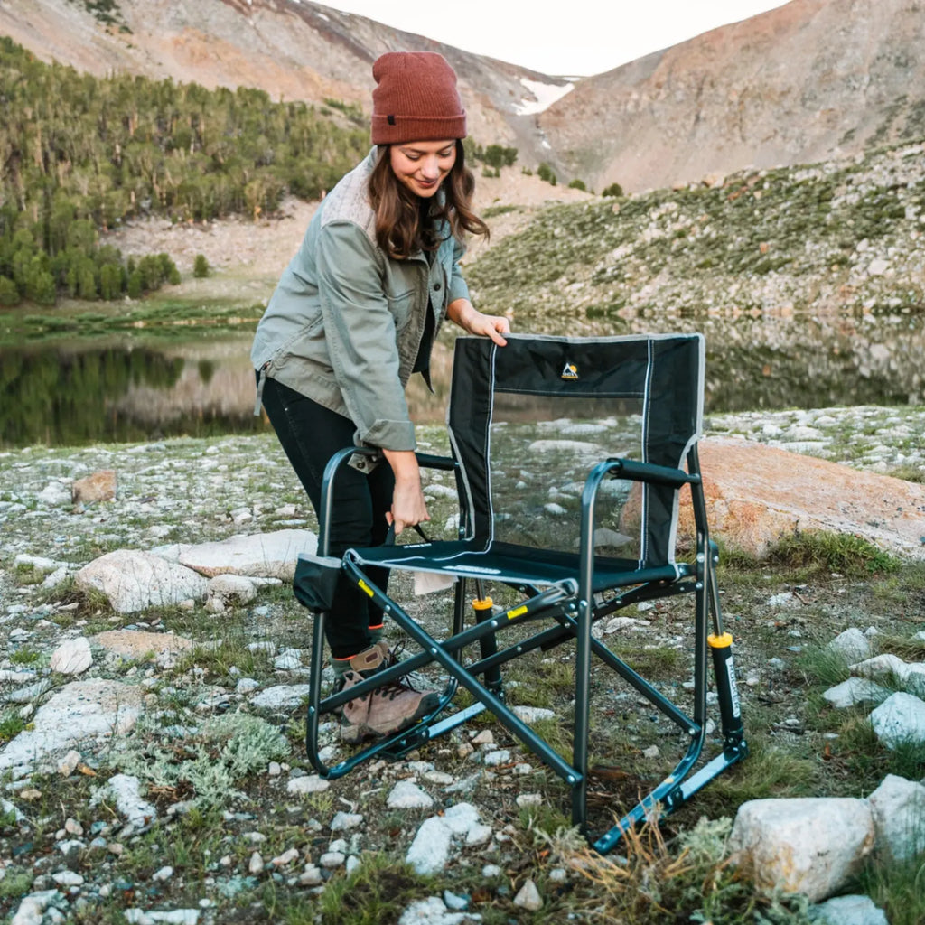 Ultra-Comfortable Freestyle Rocker - Rocker Chair for Camping & Lawns Detail