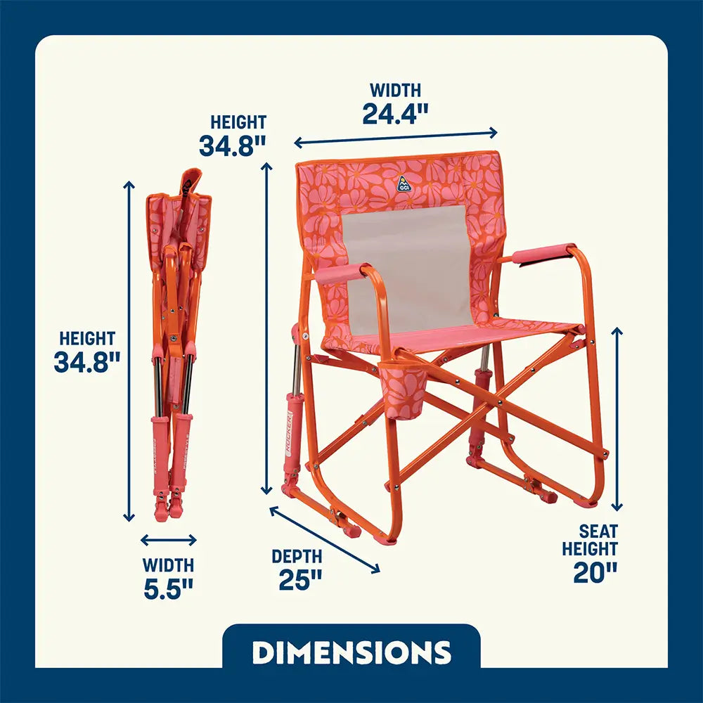 Ultra-Comfortable Freestyle Rocker - Rocker Chair for Camping & Lawns Detail