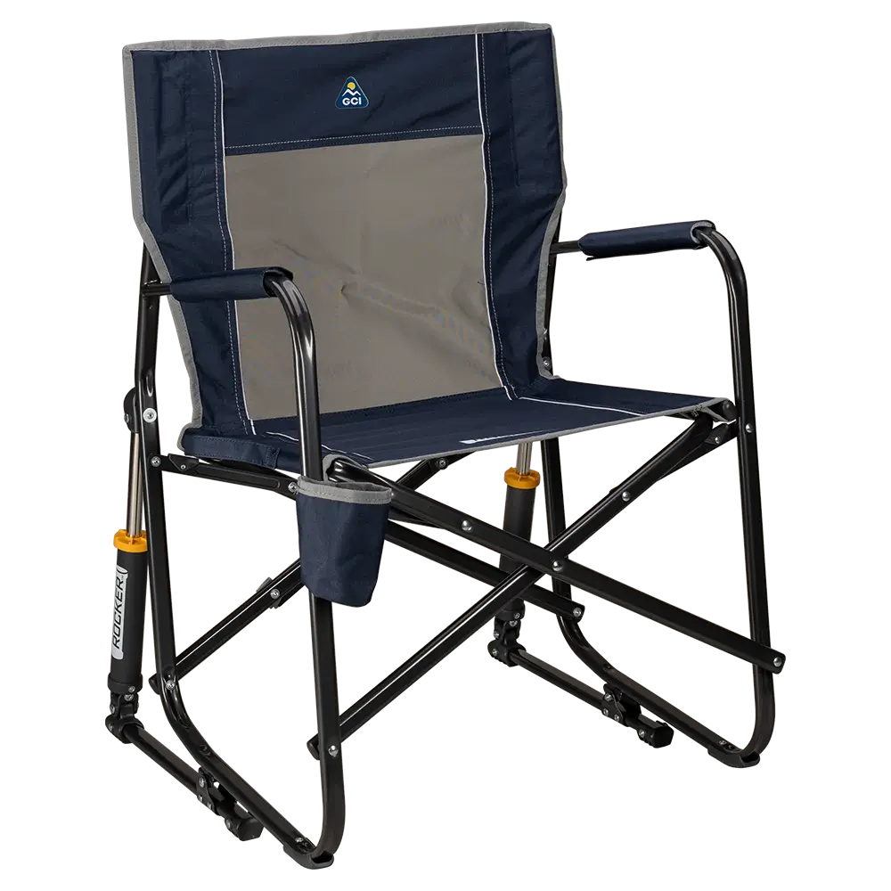 Ultra-Comfortable Freestyle Rocker - Rocker Chair for Camping & Lawns - Indigo