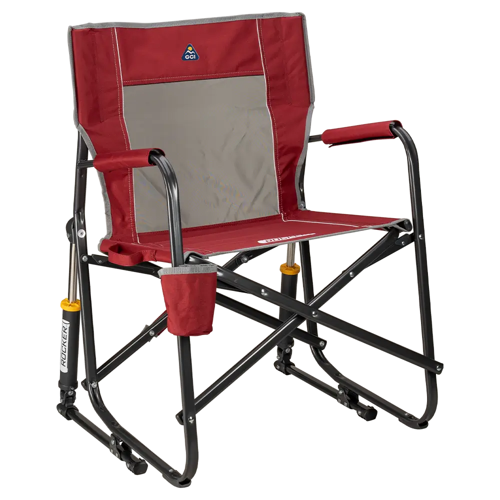 Ultra-Comfortable Freestyle Rocker - Rocker Chair for Camping & Lawns - Cinnamon
