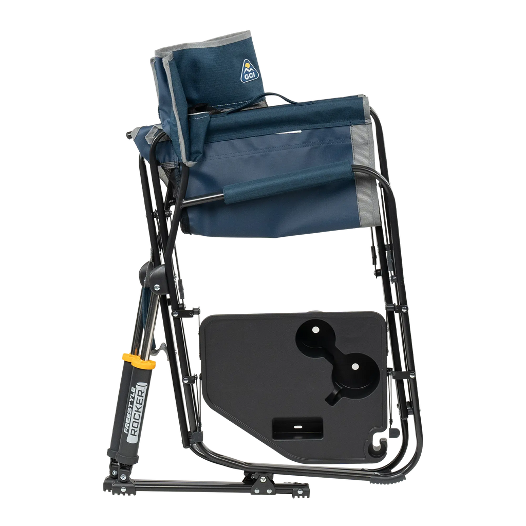 Ergonomic Portable Freestyle Rocker with Side Table - Folding Rocking Chair - Perfect for Tailgating Detail