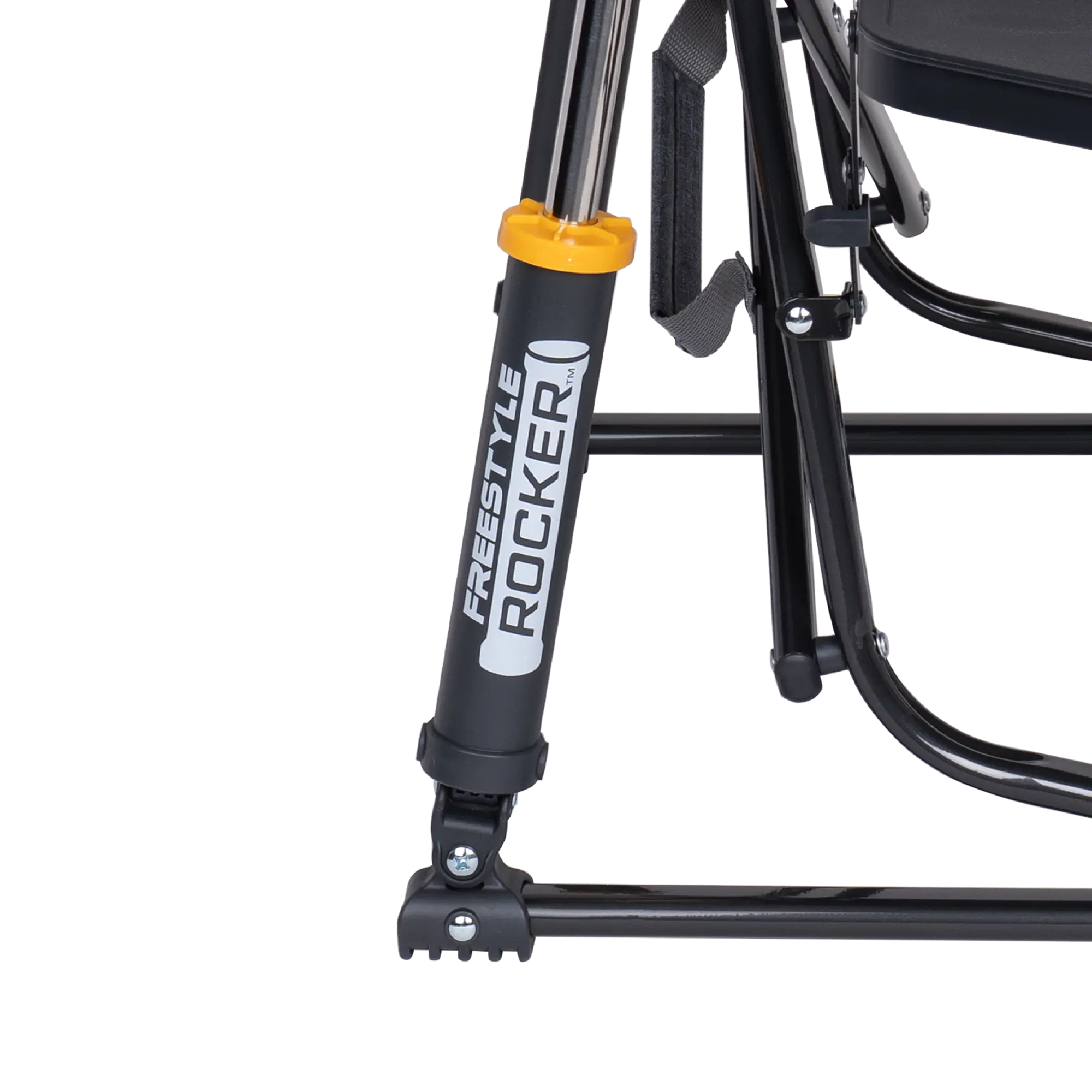 Ergonomic Portable Freestyle Rocker with Side Table - Folding Rocking Chair - Perfect for Tailgating Detail
