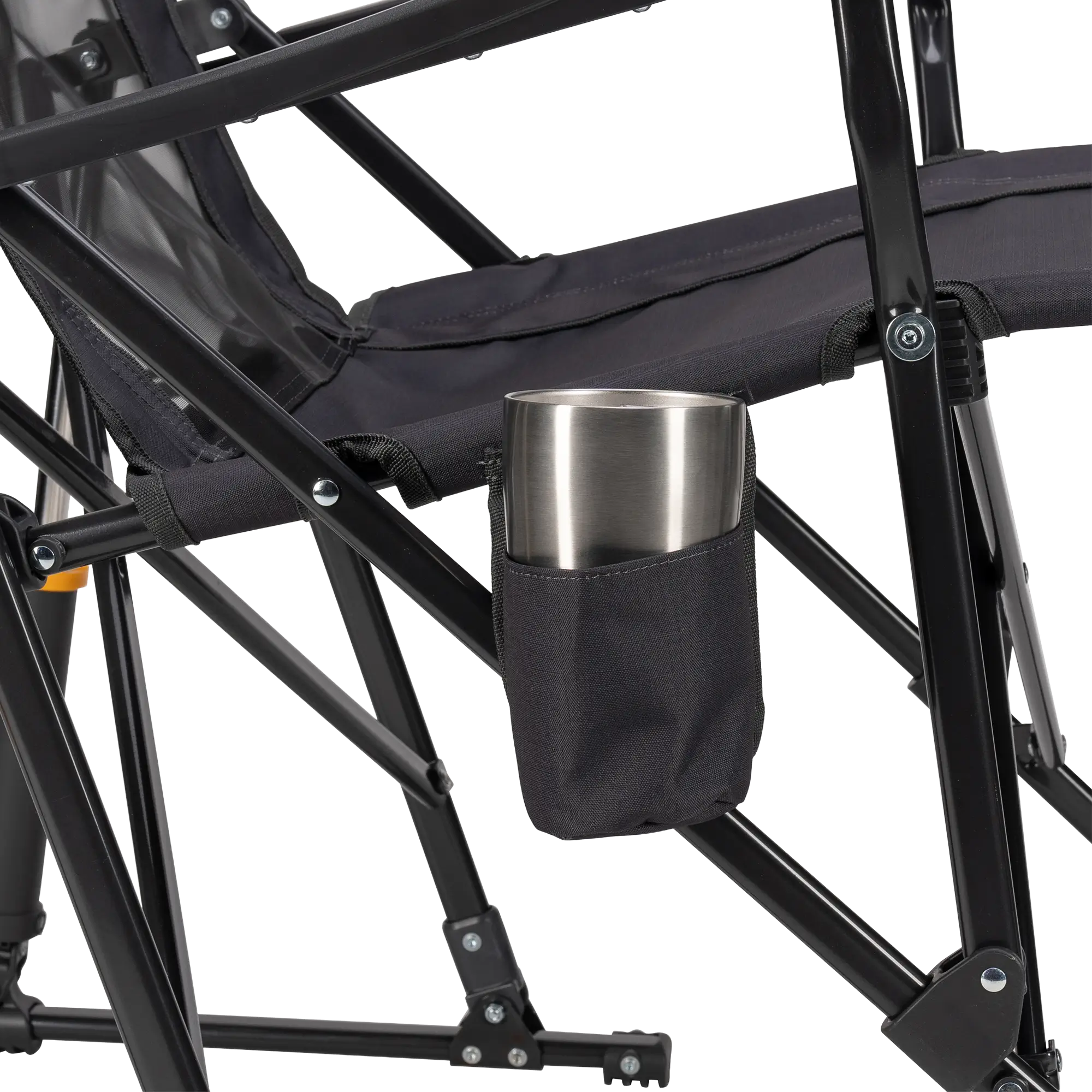 Foldable RoadTrip Rocker - Folding Rocking Chair - Perfect for Tailgating Detail