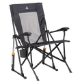 Foldable RoadTrip Rocker - Folding Rocking Chair - Perfect for Tailgating - Dark Charcoal