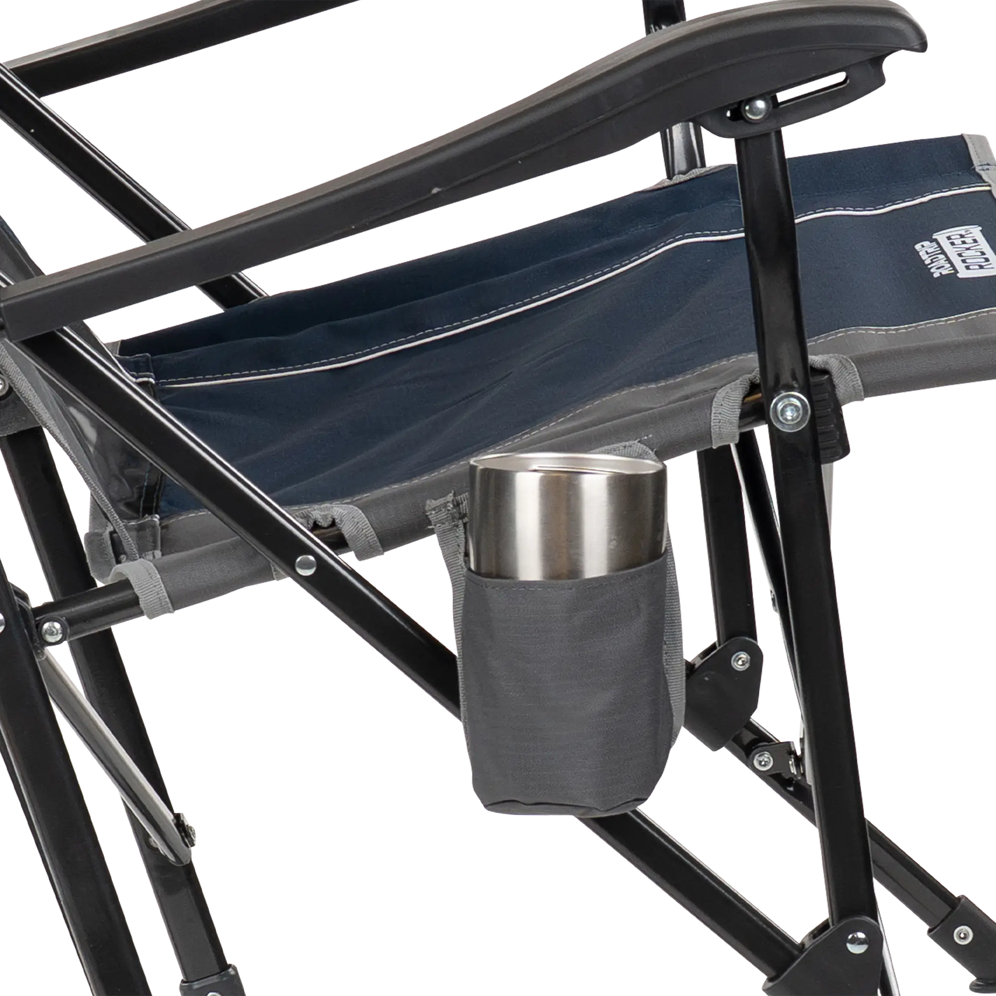 Foldable RoadTrip Rocker - Folding Rocking Chair - Perfect for Tailgating Detail