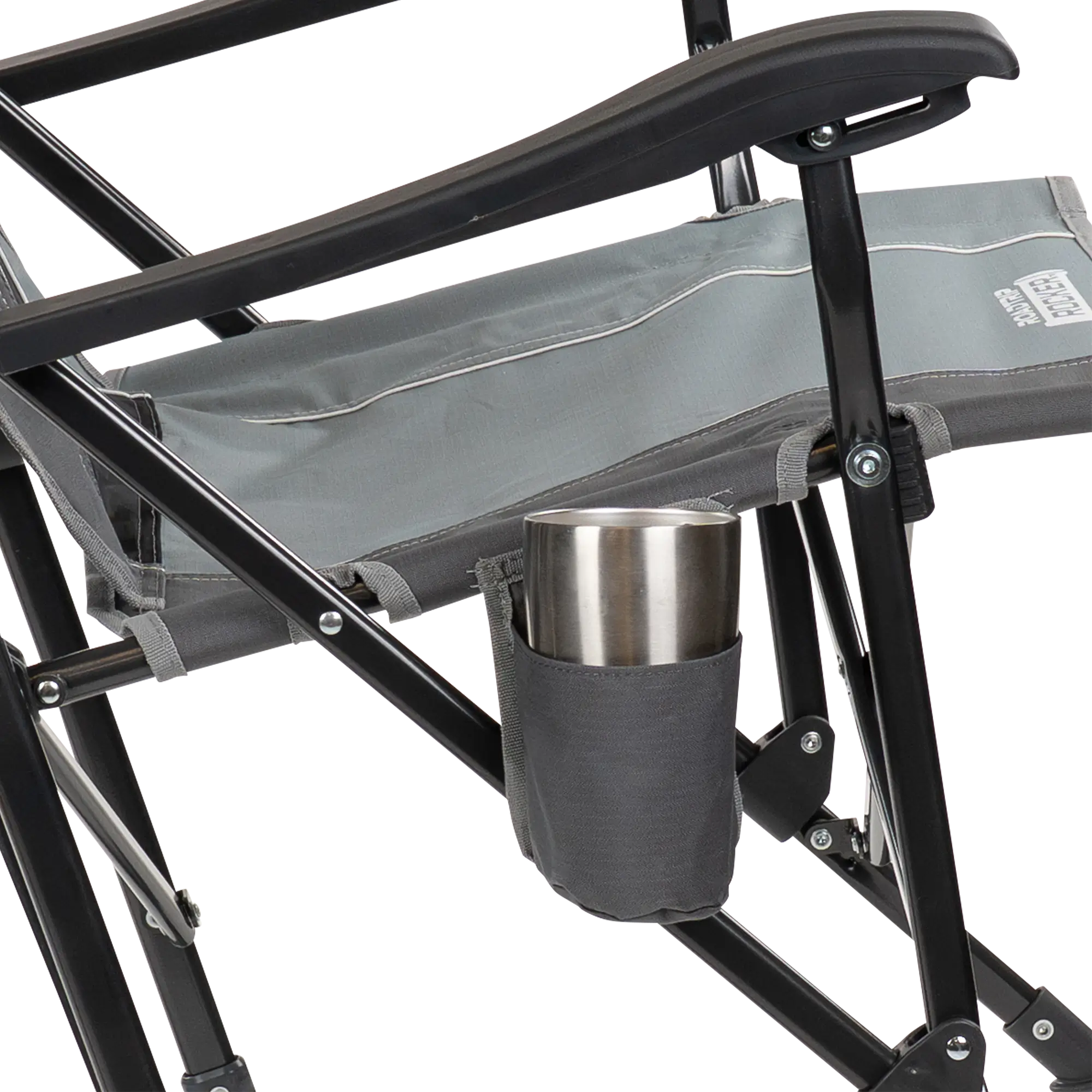 Foldable RoadTrip Rocker - Folding Rocking Chair - Perfect for Tailgating Detail