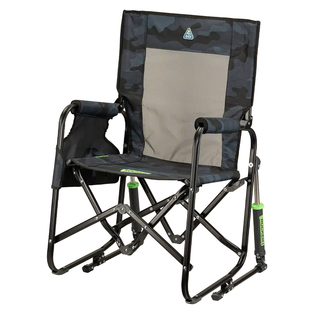 Ultra-Comfortable Stowaway Rocker - Camp Rocker Chair for Fishing & Beach Trips Detail