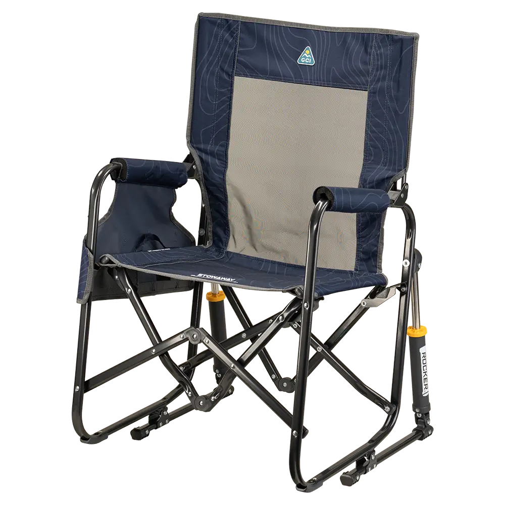 Ultra-Comfortable Stowaway Rocker - Camp Rocker Chair for Fishing & Beach Trips Detail