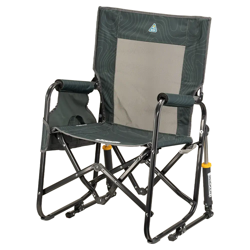 Ultra-Comfortable Stowaway Rocker - Camp Rocker Chair for Fishing & Beach Trips Detail