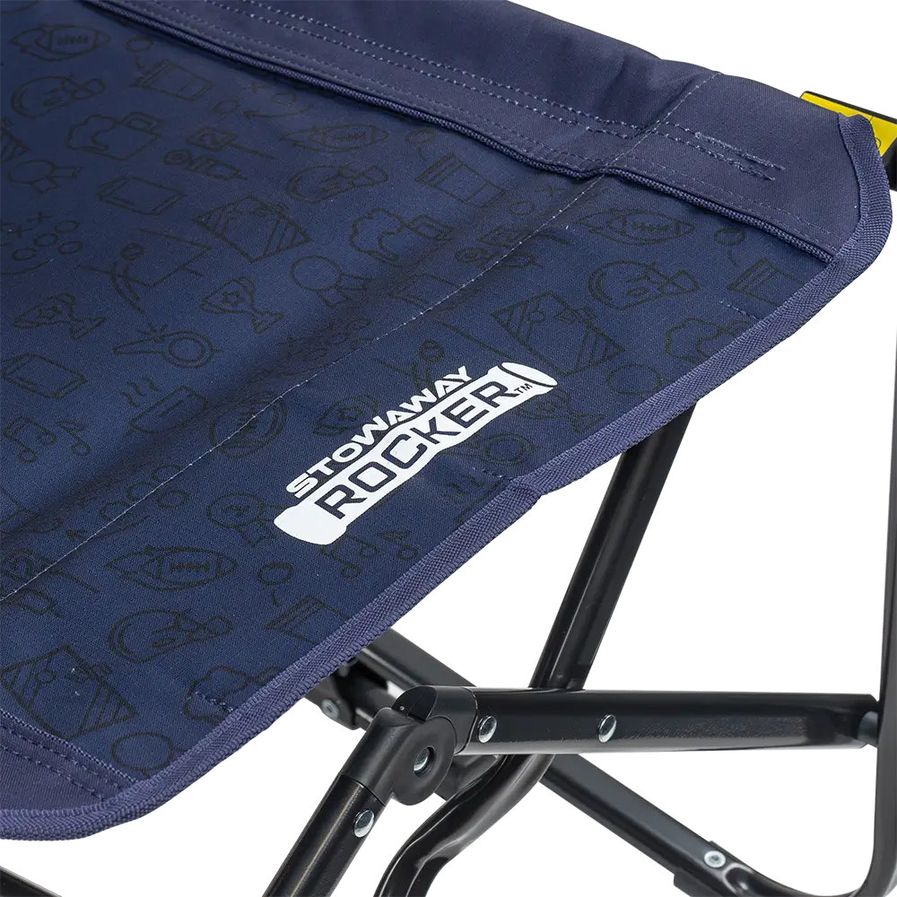 Ultra-Comfortable Stowaway Rocker - Camp Rocker Chair for Fishing & Beach Trips Detail