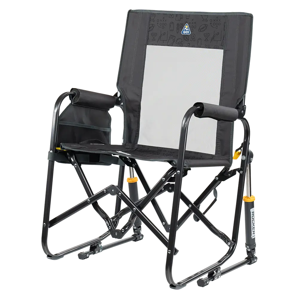 Ultra-Comfortable Stowaway Rocker - Camp Rocker Chair for Fishing & Beach Trips Detail