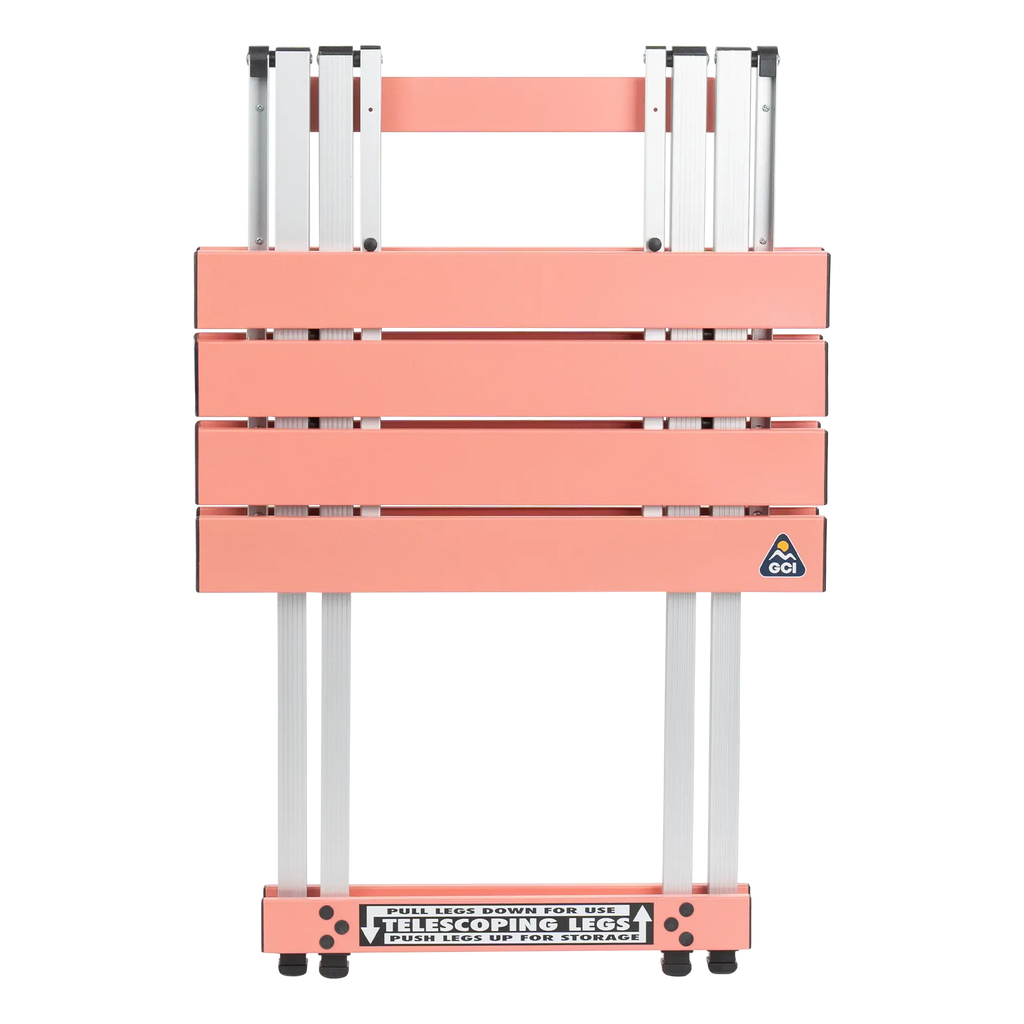 Compact Compact Camp Table 20 - Folding Camping Table with Storage Shelves Detail