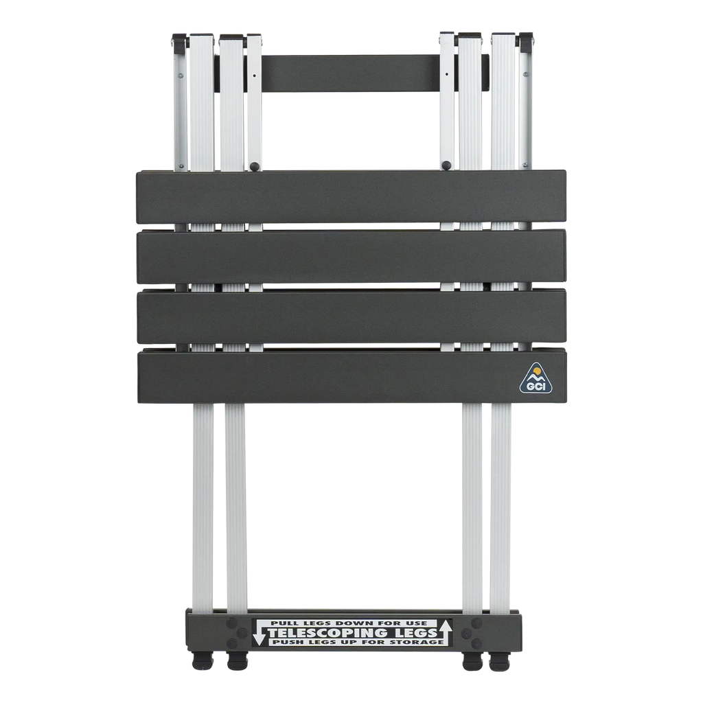 Compact Compact Camp Table 20 - Folding Camping Table with Storage Shelves Detail