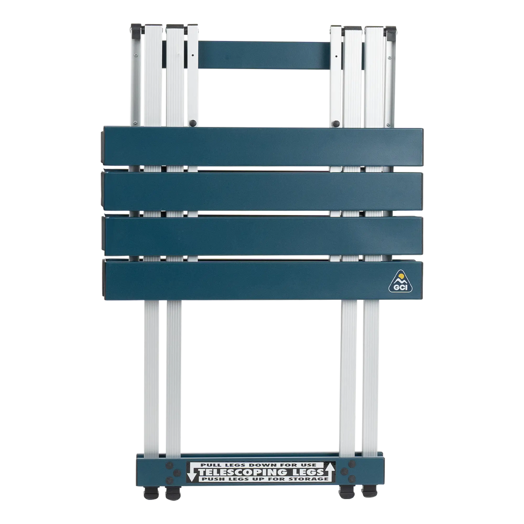 Compact Compact Camp Table 20 - Folding Camping Table with Storage Shelves Detail