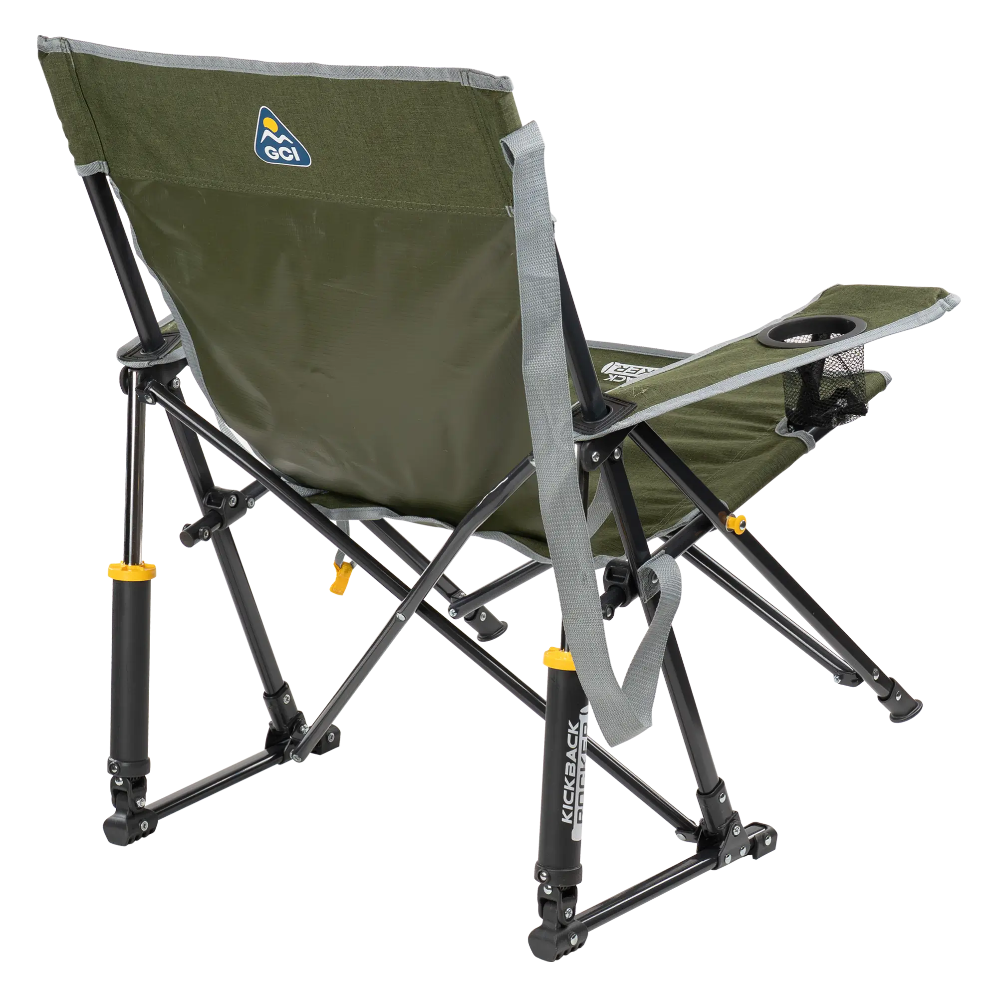 Heavy Duty Kickback Rocker - Outdoor Rocking Chairs with Dynamic Comfort Edge Detail
