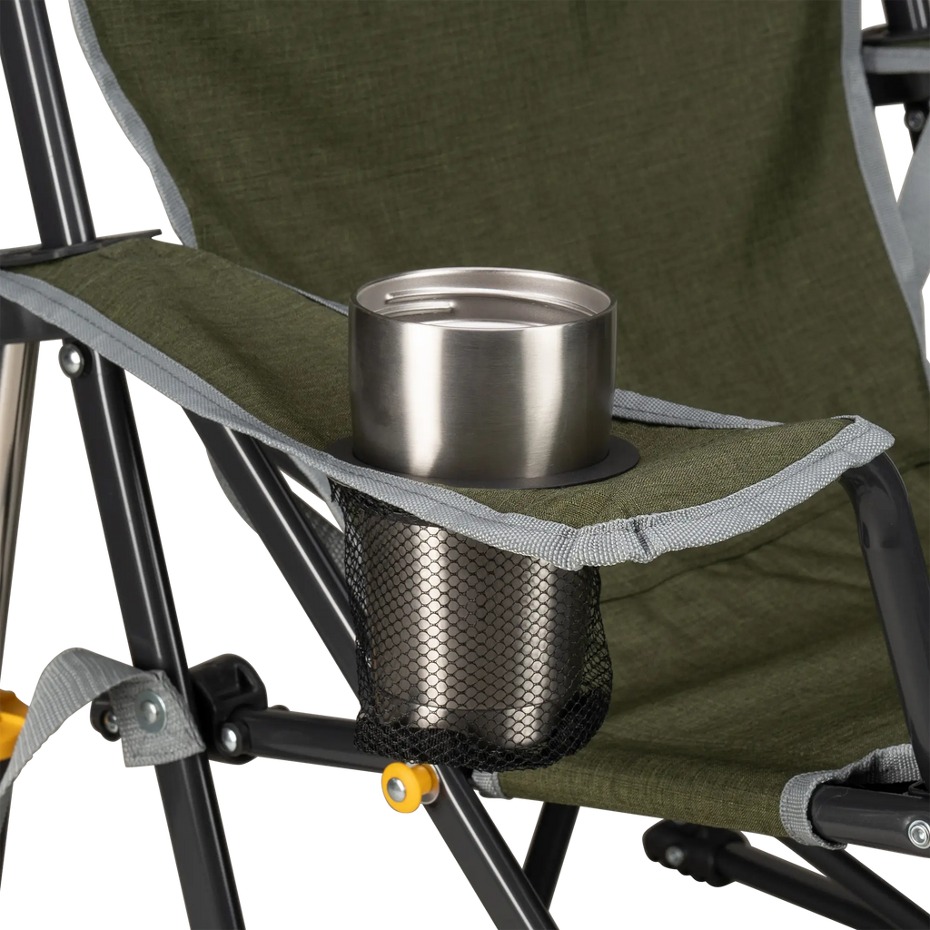 Heavy Duty Kickback Rocker - Outdoor Rocking Chairs with Dynamic Comfort Edge Detail
