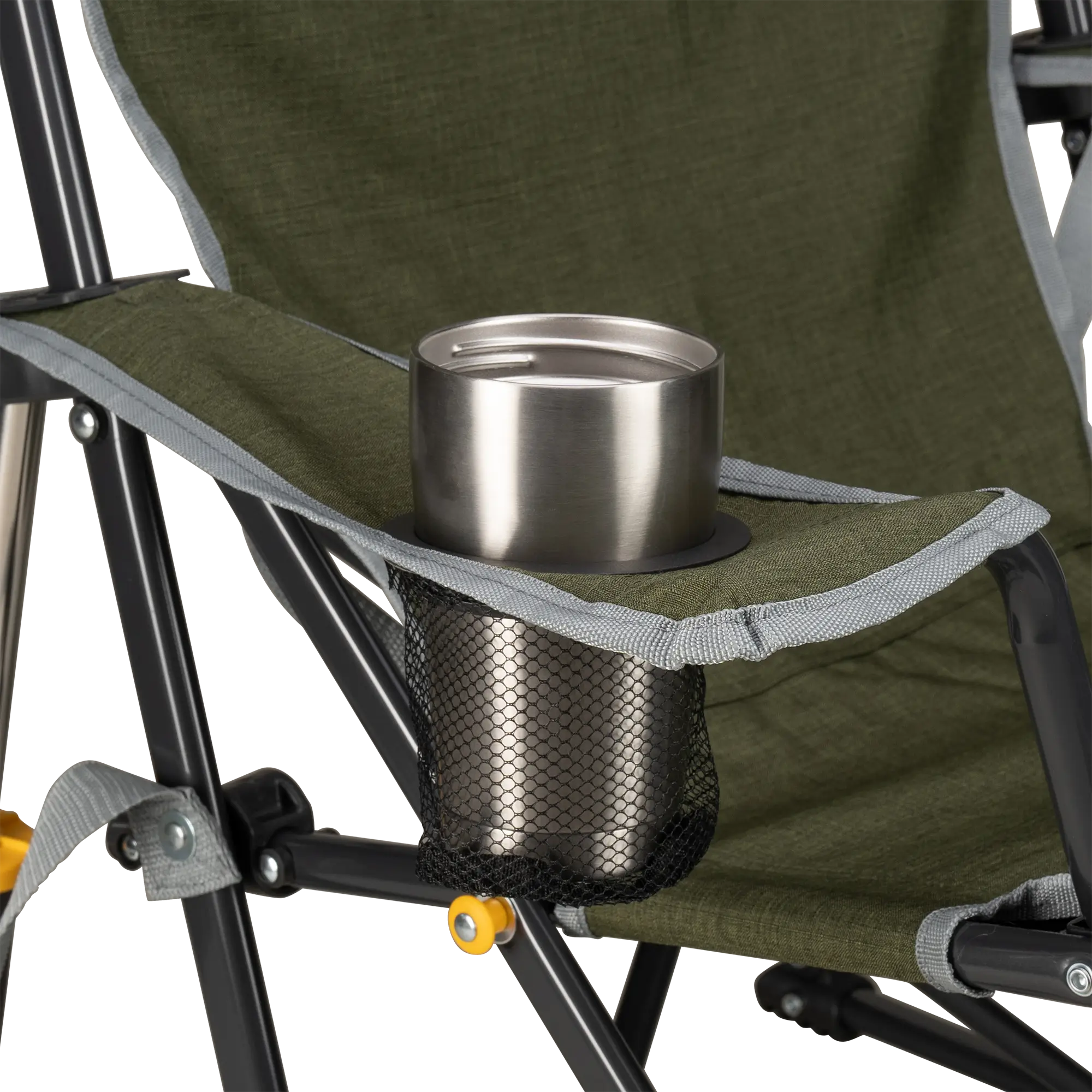 Heavy Duty Kickback Rocker - Outdoor Rocking Chairs with Dynamic Comfort Edge Detail