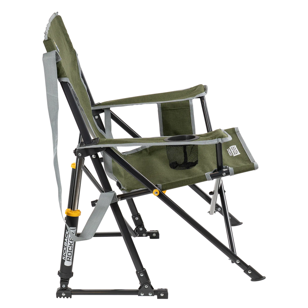Heavy Duty Kickback Rocker - Outdoor Rocking Chairs with Dynamic Comfort Edge Detail