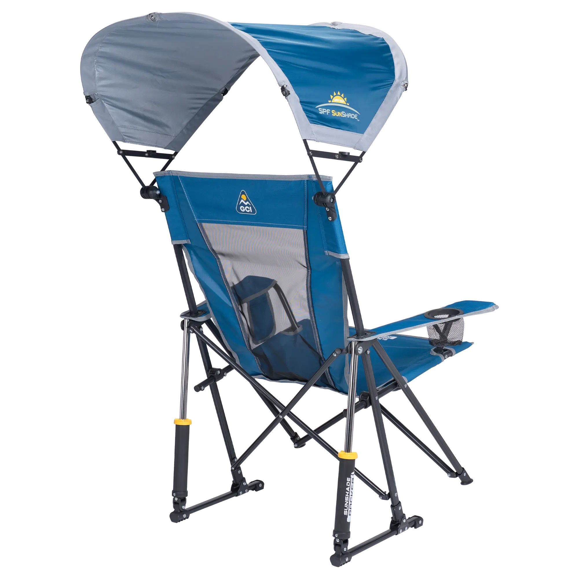 Heavy Duty SunShade Rocker - Rocker Chair for Camping & Lawns Detail