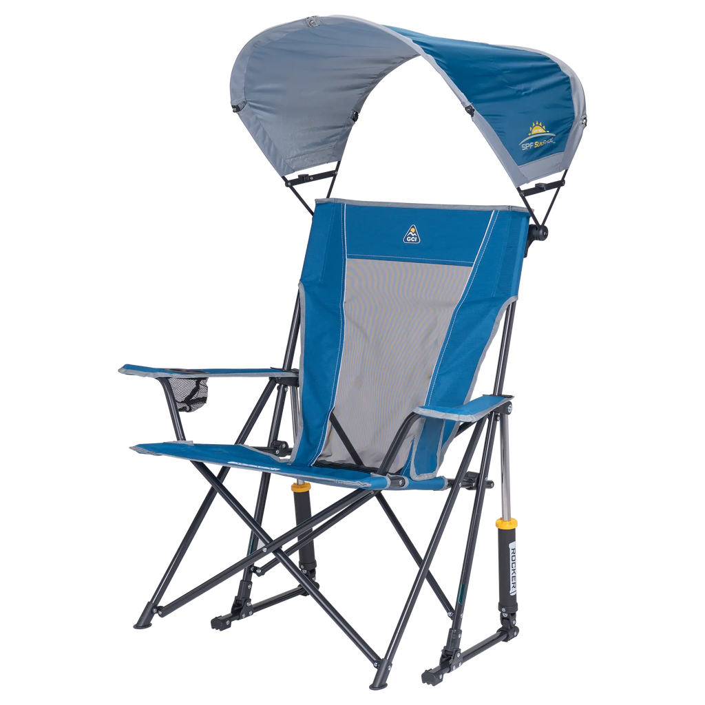 Heavy Duty SunShade Rocker - Rocker Chair for Camping & Lawns Detail