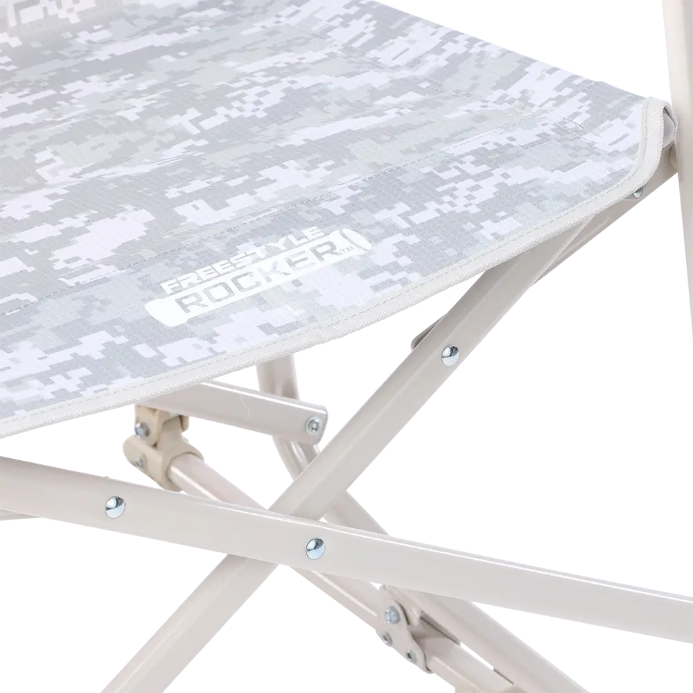 Ultra-Comfortable Freestyle Rocker Elite - Folding Rocking Chair - Perfect for Tailgating Detail