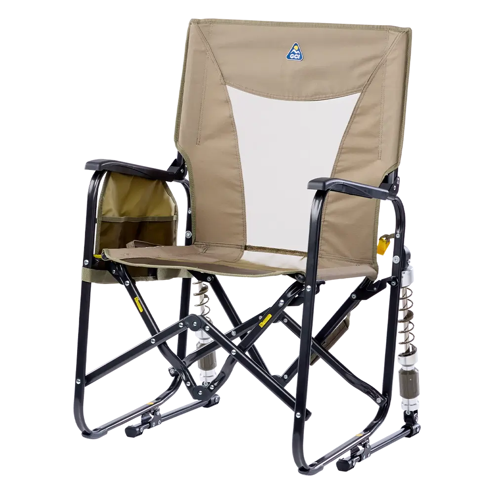 Foldable Adjustable Rocker - Outdoor Rocking Chairs with Dynamic Comfort Edge Detail