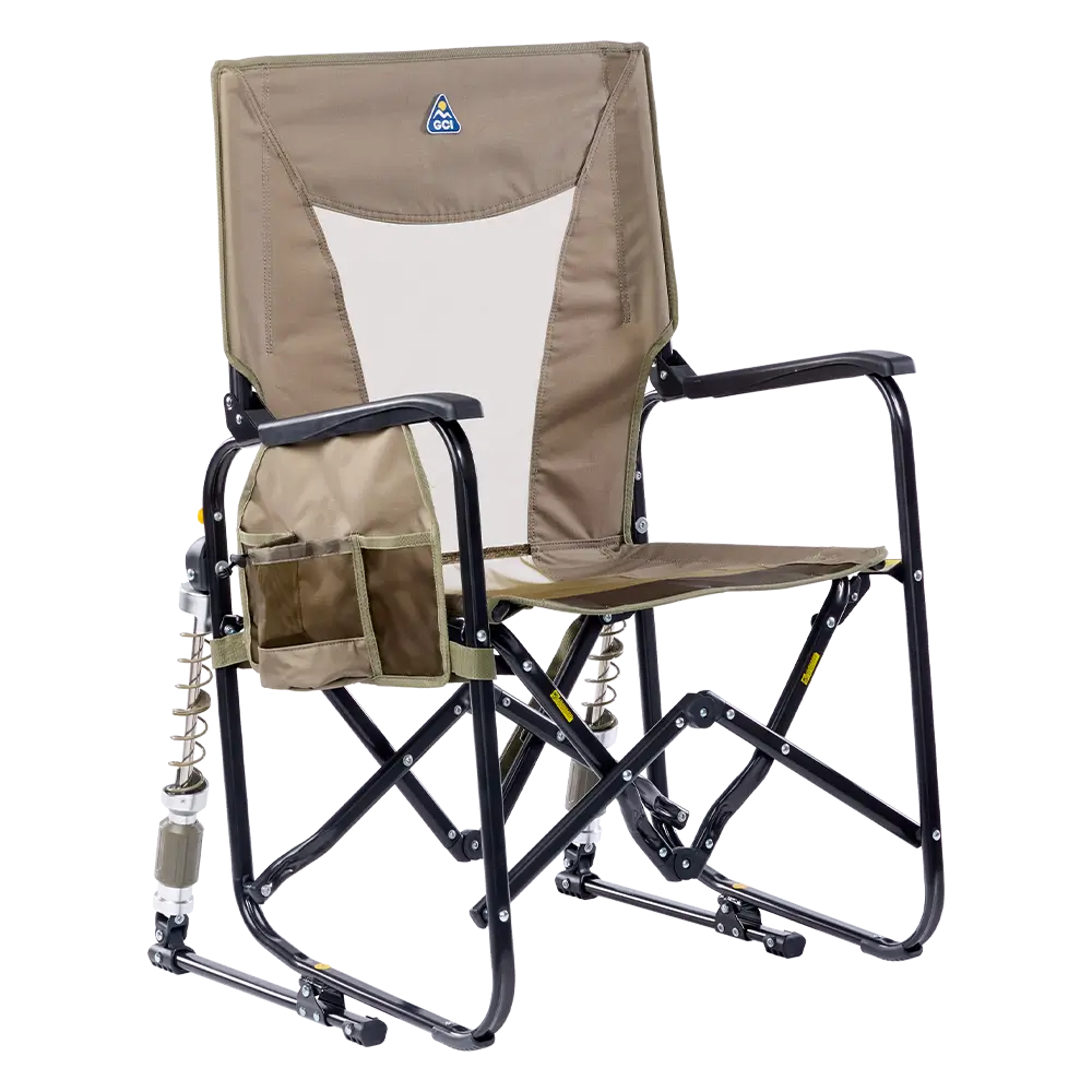 Foldable Adjustable Rocker - Outdoor Rocking Chairs with Dynamic Comfort Edge - Aged Fatigue