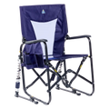Foldable Adjustable Rocker - Outdoor Rocking Chairs with Dynamic Comfort Edge - Rich Blue