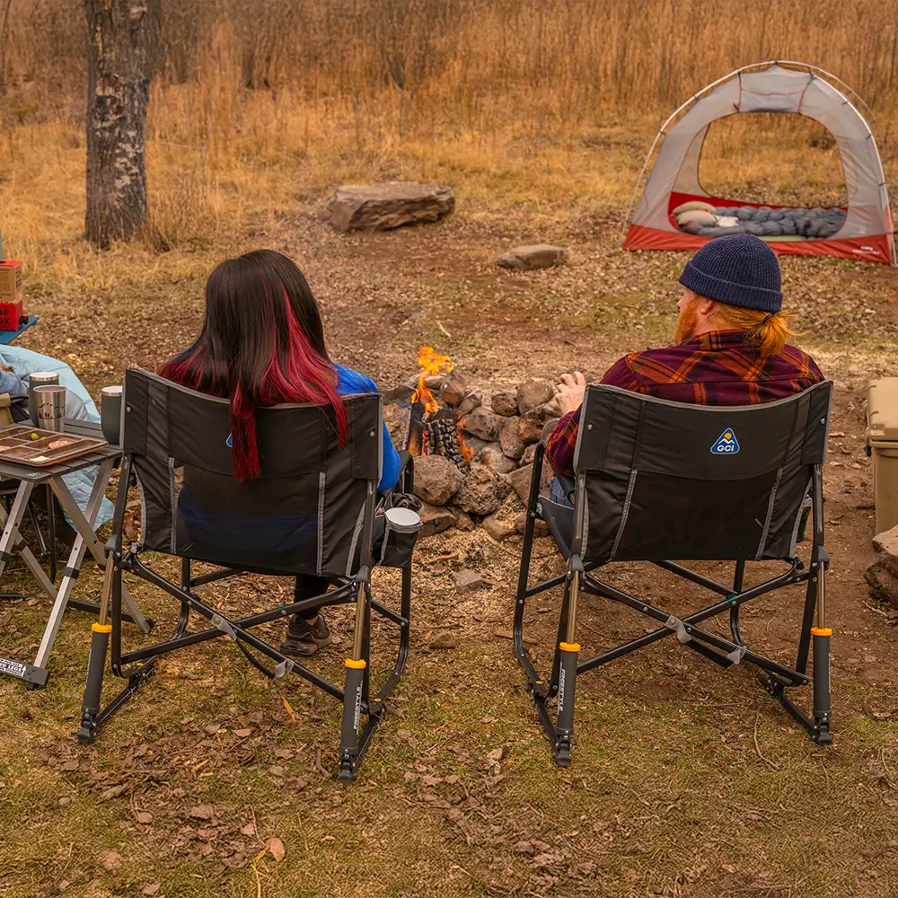 Premium All-Weather Freestyle Rocker XL - Camp Rocker Chair for Fishing & Beach Trips Detail