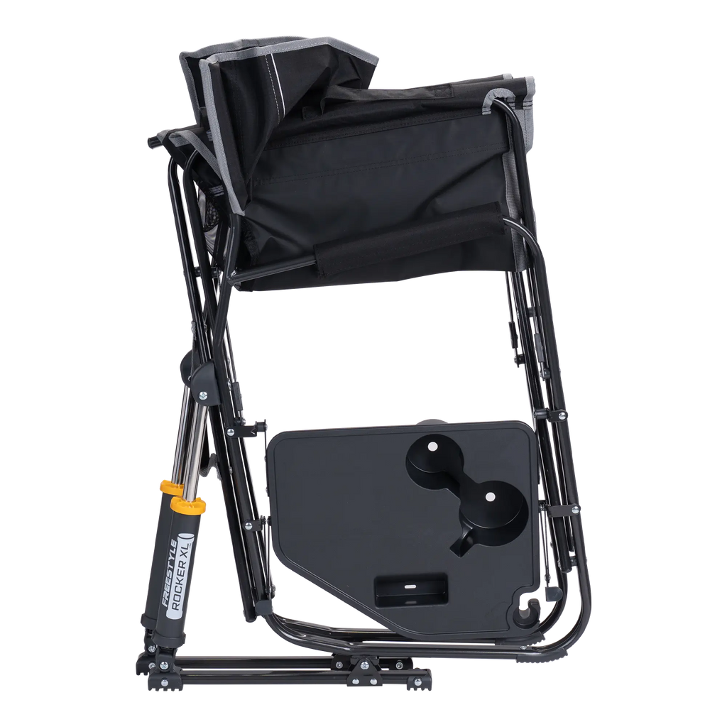 Foldable Freestyle Rocker XL with Side Table - Rocker Chair for Camping & Lawns Detail