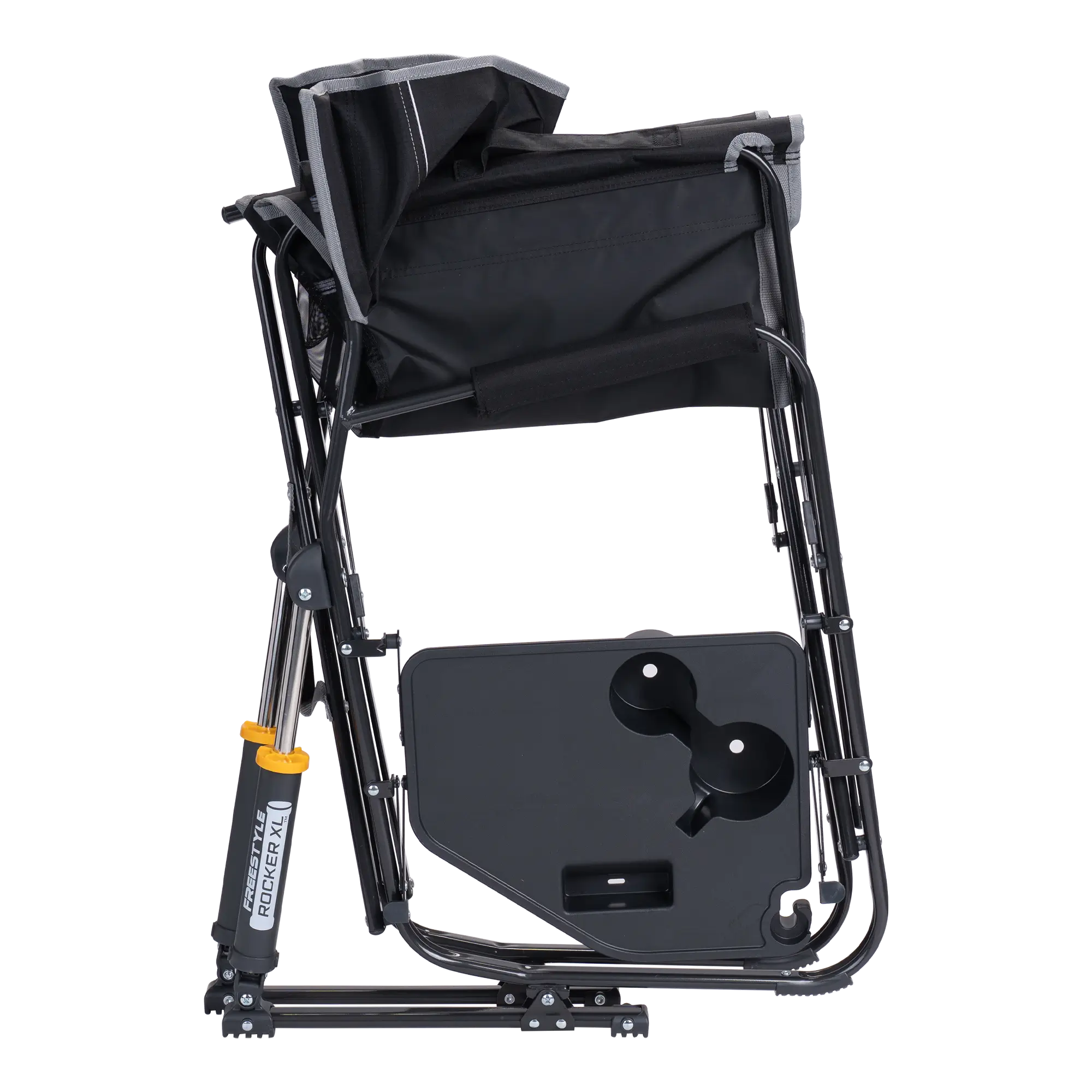 Foldable Freestyle Rocker XL with Side Table - Rocker Chair for Camping & Lawns Detail