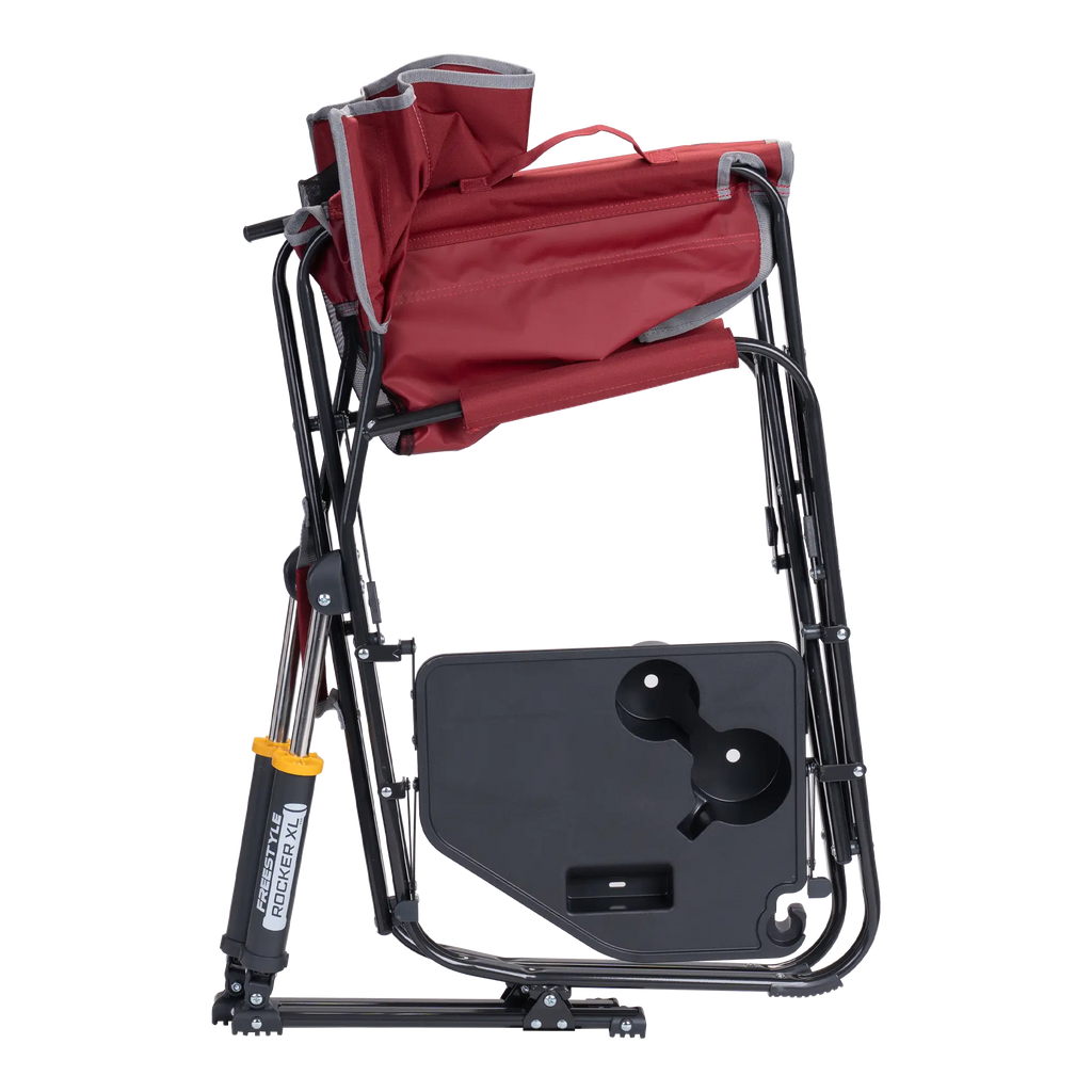 Foldable Freestyle Rocker XL with Side Table - Rocker Chair for Camping & Lawns Detail