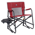 Foldable Freestyle Rocker XL with Side Table - Rocker Chair for Camping & Lawns - Cinnamon