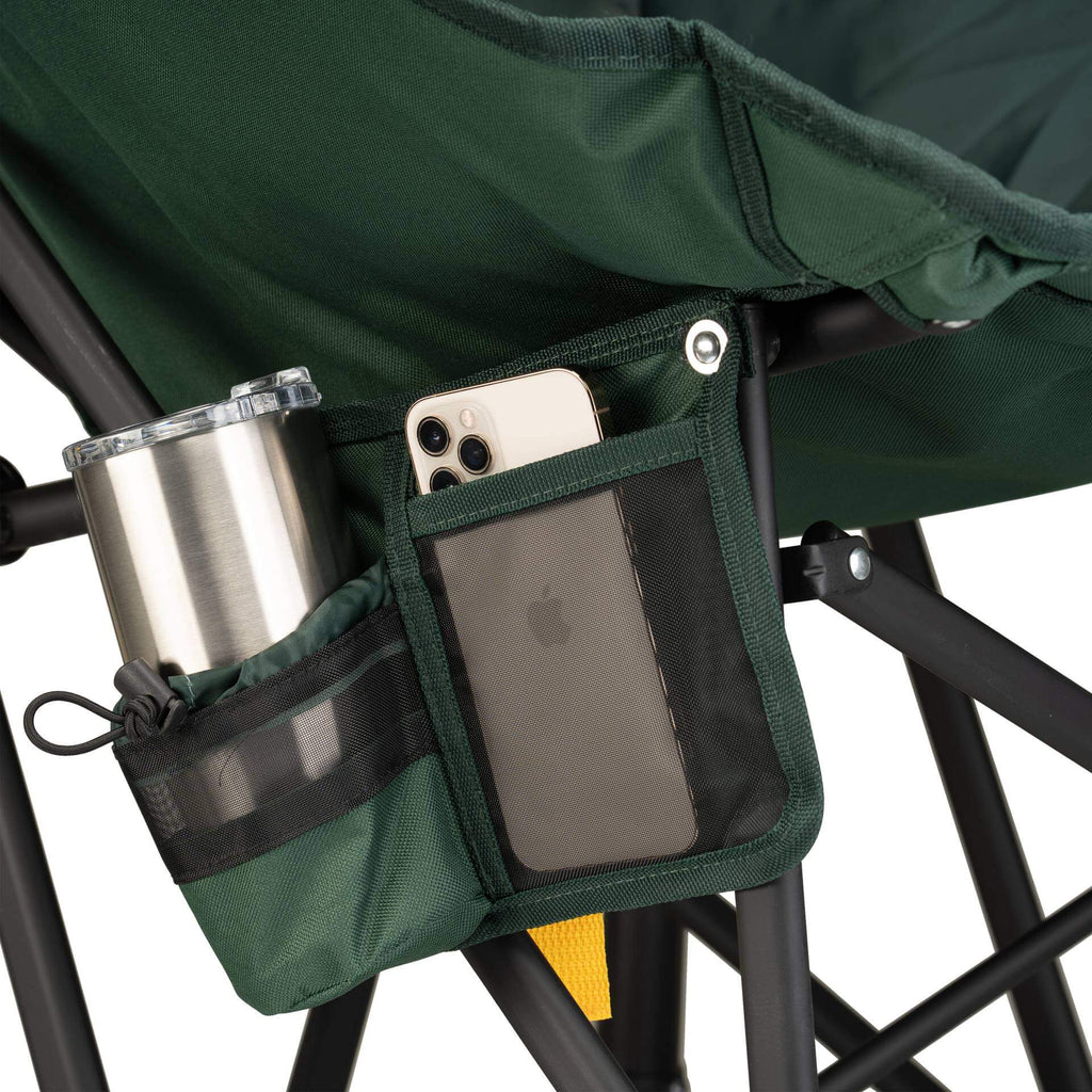 Heavy Duty Puff Rocker - Folding Rocking Chair - Perfect for Tailgating Detail