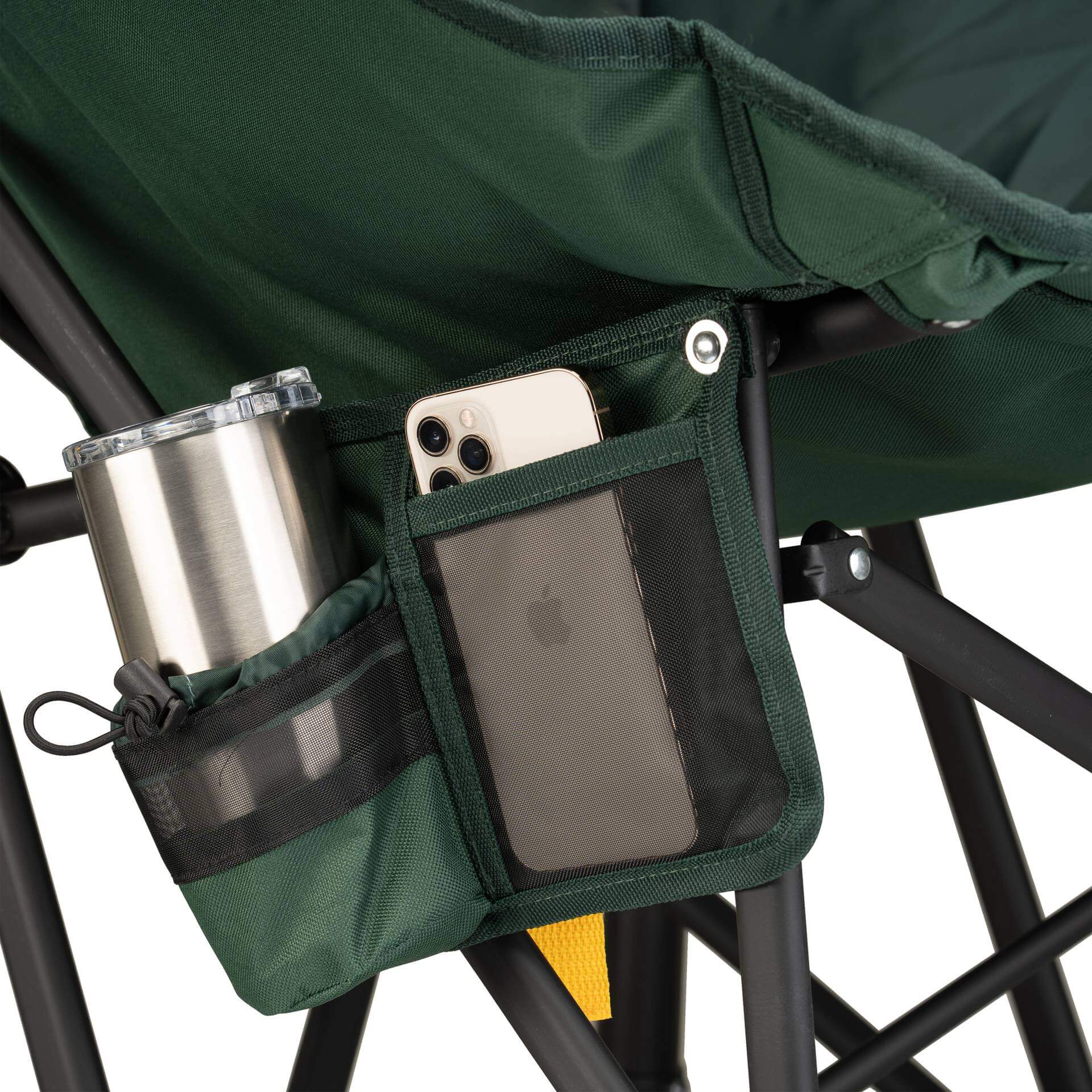 Heavy Duty Puff Rocker - Folding Rocking Chair - Perfect for Tailgating Detail