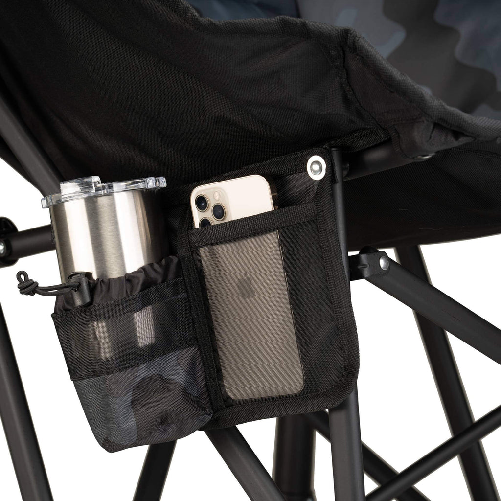 Heavy Duty Puff Rocker - Folding Rocking Chair - Perfect for Tailgating Detail