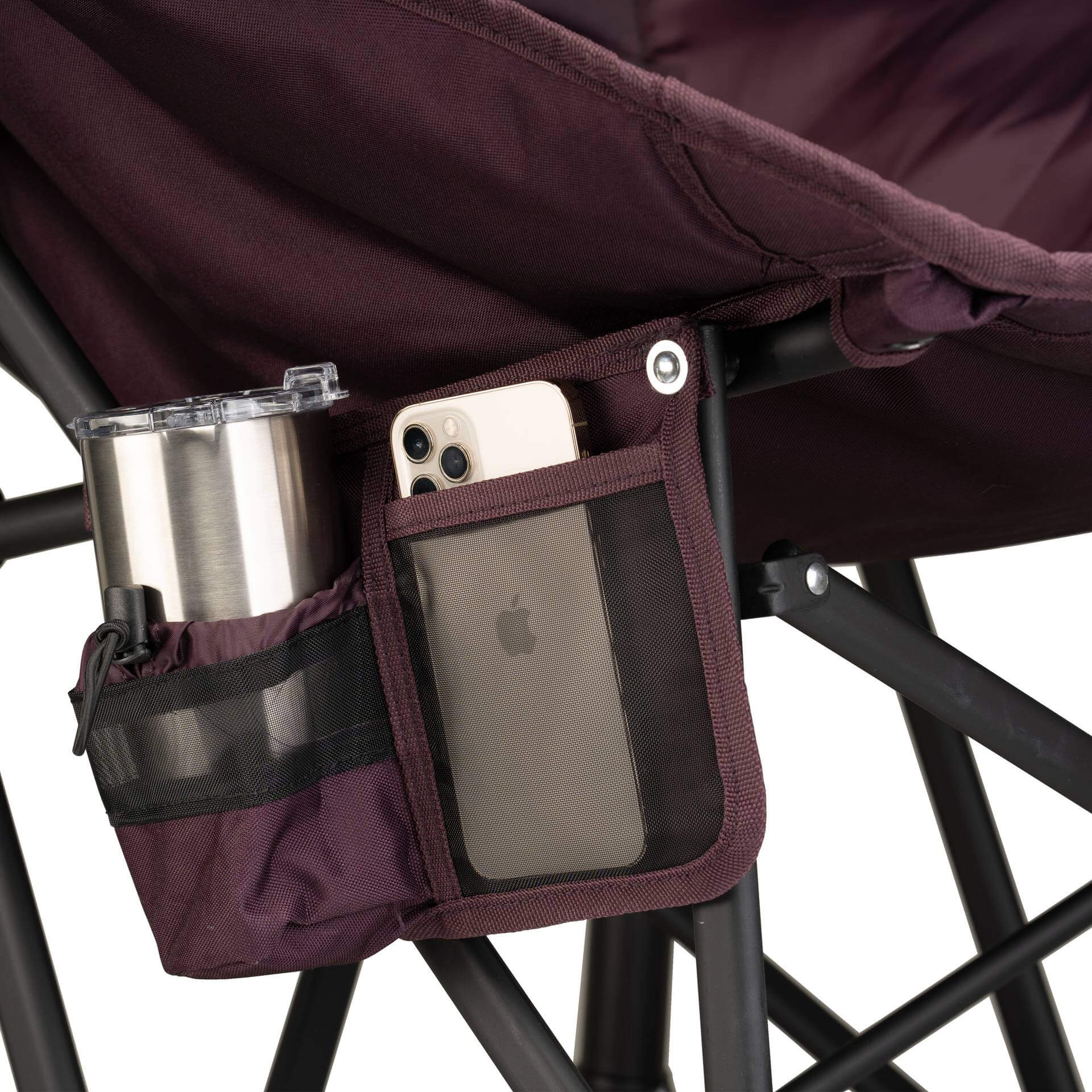 Heavy Duty Puff Rocker - Folding Rocking Chair - Perfect for Tailgating Detail