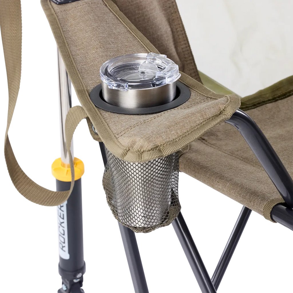 Premium All-Weather Comfort Pro Rocker XL - Rocker Chair for Camping & Lawns Detail