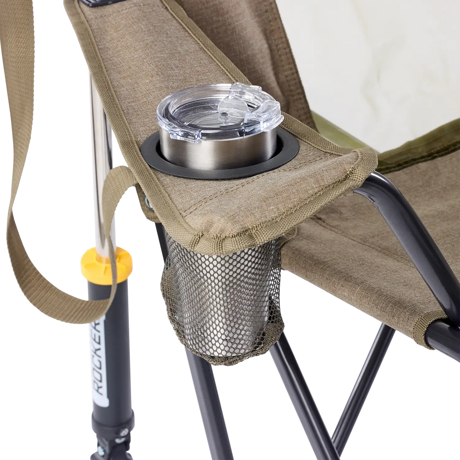 Premium All-Weather Comfort Pro Rocker XL - Rocker Chair for Camping & Lawns Detail