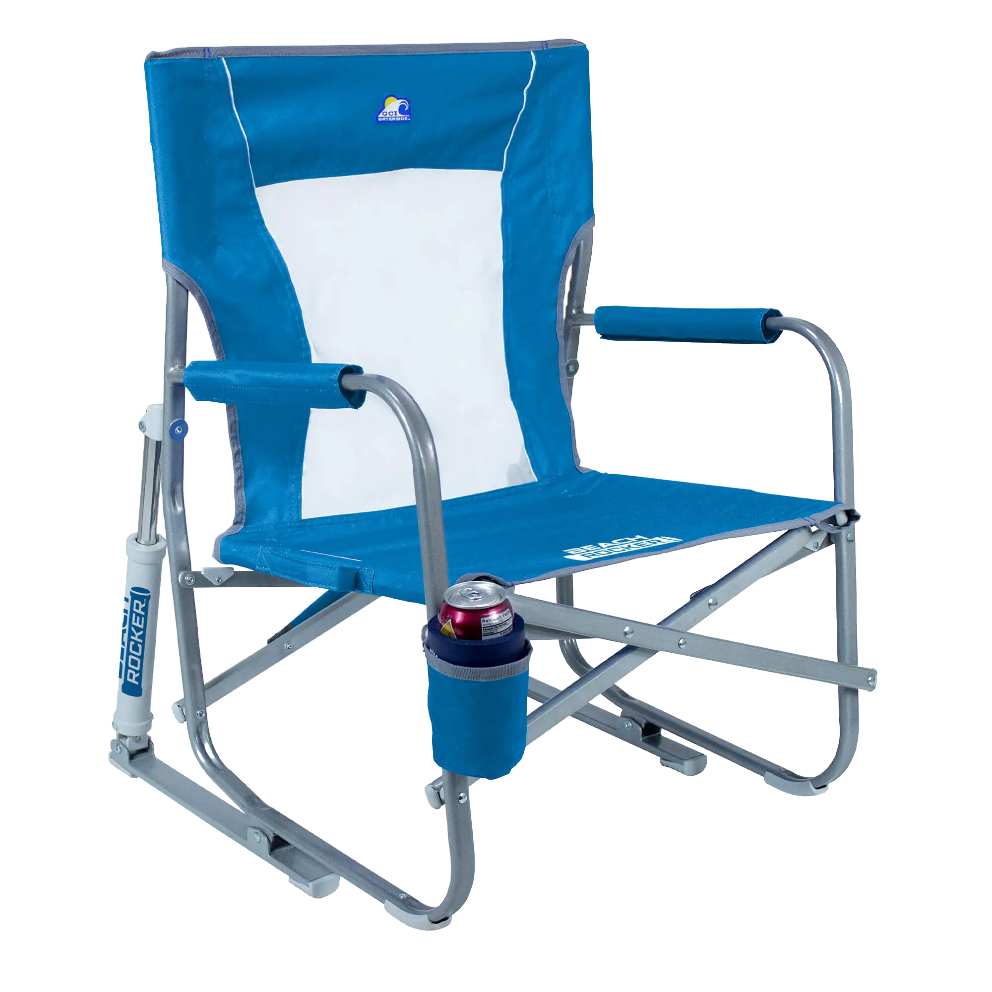 Heavy Duty Beach Rocker Bundle - Outdoor Rocking Chairs with Dynamic Comfort Edge Detail